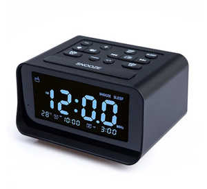 Black multifunction dock station with LED display 